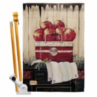 Breeze Decor BD-FT-HS-117046-IP-BO-D-US18-SB 28 x 40 in. Ruby Red Country Apple Food Fruits I