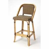 Butler Specialty Company, Lila Rattan 28  Bar Stool, Medium Brown