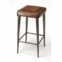 Butler Specialty Company, Maxwell Leather 32  Bar Stool, Dark Brown