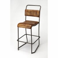 Butler Specialty Company, Vega Leather 31  Bar Stool, Light Brown