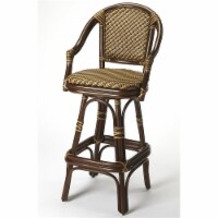 Butler Specialty 30  Wicker Bar Stool in Brown