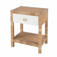Butler Corfu 1 Drawer Natural Raffia Nightstand
