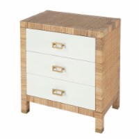 Butler Corfu 3 Drawer Natural Raffia Chest