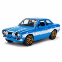 Brians Ford Escort MK1 - Fast & Furious 6 Diecast Car - Blue & White
