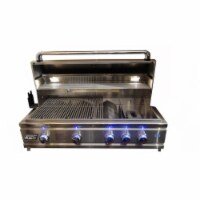 38 in. Cutlass Pro Grill, Blue LED with Rear Burner