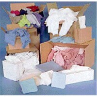10 lbs White Polo Knit T-Shirt Wipers, Pack of 10
