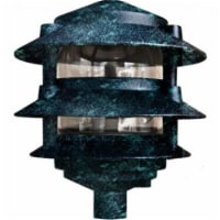 P-D5000-10T-VG 10 in. 3-Tier Pagoda Light, Verde Green