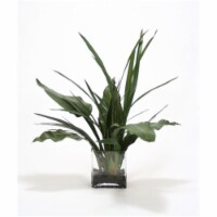 Waterlook Tropical Foliage in Rectangle Glass