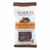 Marich English Toffee Milk Chocolate Caramels  - Case of 12 - 2.1 oz.