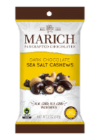 Marich Premium Chocolates Dark Chocolate Sea Salt Cashews