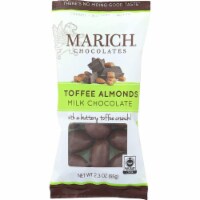 Marich Milk Chocolate Toffee Almonds  - Case of 12 - 2.3 oz.