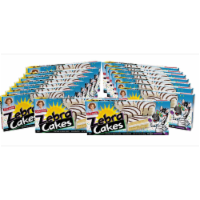 Zebra Cakes, 16 Boxes, 80 Twin-Wrapped Yellow Cakes with Crème Filling and White Icing