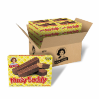 Little Debbie Nutty Buddy Bars, 16 Boxes, 192 Twin Wrapped Wafer Cookies with Peanut Butter
