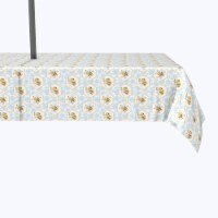 Water Repellent, Outdoor, 100% Polyester, 60x104 , Cartoon Honeycomb Bees