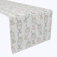 Table Runner, 100% Polyester, 14x108 , Ice Cream Social