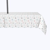 Water Repellent, Outdoor, 100% Polyester, 60x84 , Pink & Blue Stars