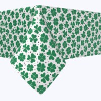 Rectangular Tablecloth, 100% Polyester, 60x120 , St. Patrick's Day Shamrock Decoration