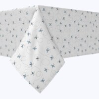 Rectangular Tablecloth, 100% Cotton, 52x104 , Buzzing Bees