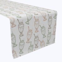 Table Runner, 100% Cotton, 16x108 , Ice Cream Social