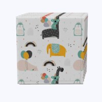 Napkin Set of 4, 100% Cotton, 20x20 , Party Animals