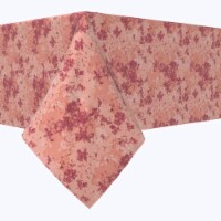Rectangular Tablecloth, 100% Cotton, 52x120 , Pink Marble Texture