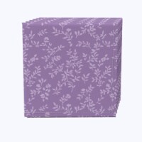 Napkin Set of 4, 100% Cotton, 20x20 , Purple Vines