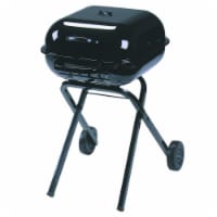 Americana Walk-A-Bout Charcoal Grill - Black Perspective: Main