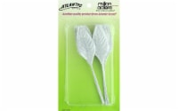 Atlantic Corsage 3 Leaves 50/pk Silver
