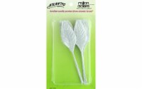 Atlantic Corsage 3 Leaves 50/pk Silver