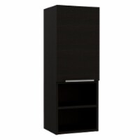 TUHOME Mila 32 Medicine Cabinet With Two Shelves In Black