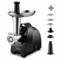 BBday Multifunction Easy Clean Electric Meat Grinder and Sausage Stuffer, Black