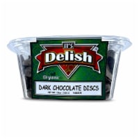 It's Delish® Organic Chocolate Discs Tub Perspective: Main