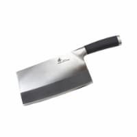 ZHEN A2T VG-10 Series 3-Layer Forged 8 in. TPR Handle Cleaver Bone Chopper Chef Butcher Knife