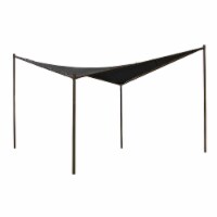 Coolaroo 450540 13 ft. 1 in. x 13 ft. 1 in. Butterfly Gazebo, Charcoal