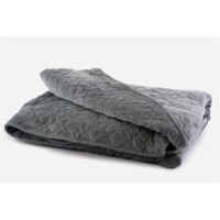 Density Comfort 48 X 72 Gray Diamond Minky Super Soft Duvet Cover
