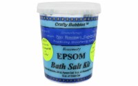 Crafty Bubbles Bath Salt Kit Epsom Rosemary