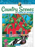 Dover Publications-Country Scenes Color By Number