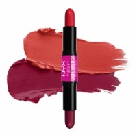 NYX Professional Makeup Wonder Stick Cream Blush Stick Dual-Ended 05 Bright Amber + Fuschia Perspective: Main