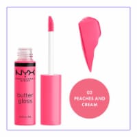NYX Professional Makeup Butter Gloss 3 Peaches and Cream Perspective: Main
