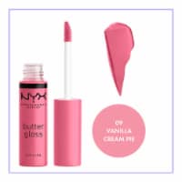 NYX Professional Makeup Butter Gloss 9 Vanilla Cream Pie Perspective: Main