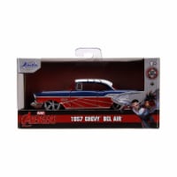 Details about   1/32 Jada Marvel Avengers 1957 Chevrolet Bel Air Diecast Falcon Red Blue 31762 