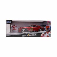 Jada 31908 1-24 Scale 2009 Nissan GT-R R35 Candy Red & Red Power Ranger Diecast Model Car