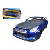 Jada 97036 Brians 2009 Nissan GTR R35 Blue Fast & Furious 7 Movie 1-24 Diecast Model Car