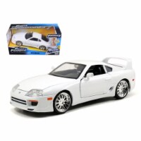 Jada 97375 Brians Toyota Supra White Fast & Furious Movie 1-24 Diecast Car Model