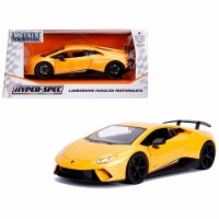 Jada Toys 99707 1 isto 24 Lamborghini Huracan Perfomante Diecast Model Car, Metallic Yellow
