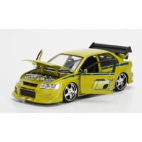 Jada 99788 Brians Mitsubishi Lancer Evolution VII The Fast and the Furious Movie 1 by 24 Diec