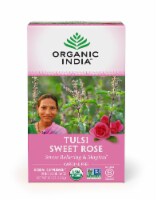 Organic India™ Tulsi Sweet Rose Tea Perspective: Main
