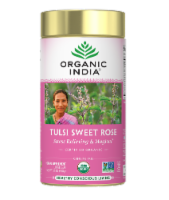 Organic India Sweet Rose Tulsi Tea