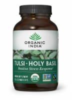 Organic India Holy Basil Supplement Vege Capsules