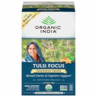 Organic India™ Organic Tulsi Focus Clementine Vanilla Infusion Bags